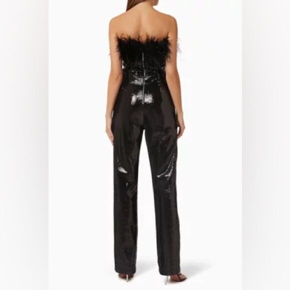 Free People x Bronx & Banco Lola Noir Sequin Jumpsuit - Picture 5 of 12